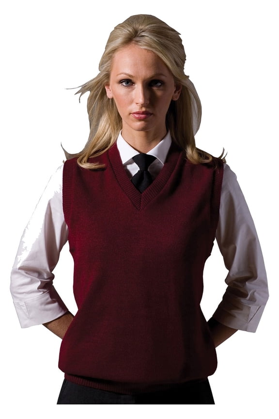 "Edwards Garment Sleeveless V-Neck Durable Sweater Vest, Style 561"