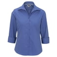 thumbnail image 1 of Edwards Garment Women's 3/4 Sleeve Poplin Blouse, Style 5040,5040,FRENCH BLUE,XL, 1 of 1