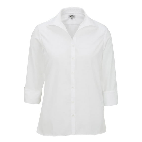Edwards Garment Women's 3/4 Sleeve Poplin Blouse, Style 5040