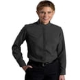 thumbnail image 1 of Edwards Garment Women's Banded Collar Long Sleeve Blouse, Style 5392, 1 of 2