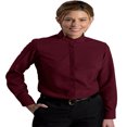 thumbnail image 1 of Edwards Garment Women's Banded Collar Long Sleeve Blouse, Style 5392, 1 of 1