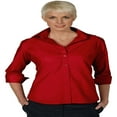 thumbnail image 1 of Edwards Garment Women's Batiste 3/4 Sleeve Blouse, 1 of 3