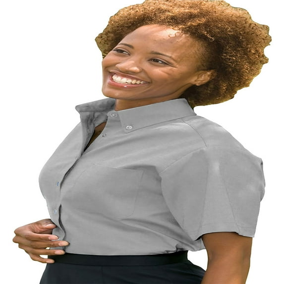 Edwards Garment Women's Button Down Oxford Shirt, Style 5027