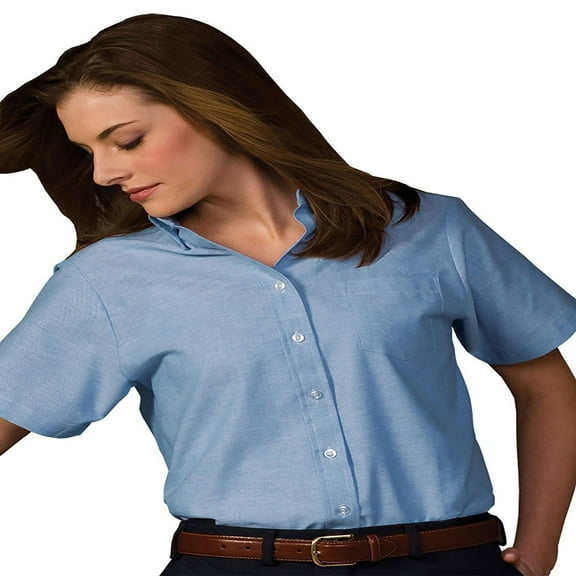 Edwards Garment Women's Button Down Oxford Shirt, Style 5027
