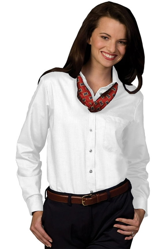 Garment Women's Easy Care Long Sleeve Oxford Shirt, Style 5077
