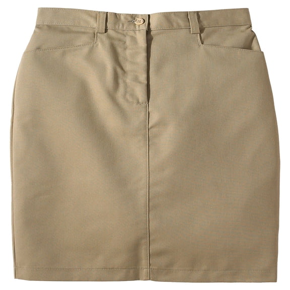 Edwards Garment Women's Flat Front Chino Skirt, Style 9711