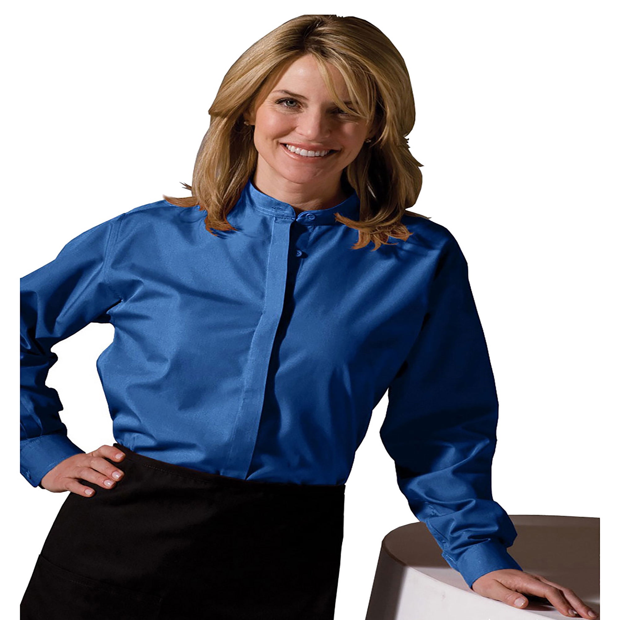Women's Long-Sleeve Collared Pliss? Shirt main image 0