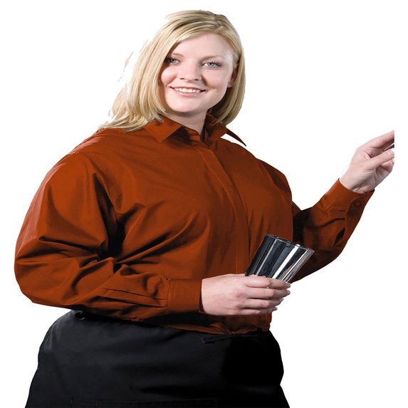 Edwards Garment Women's Long Sleeve Cafe Shirt, Style 5290