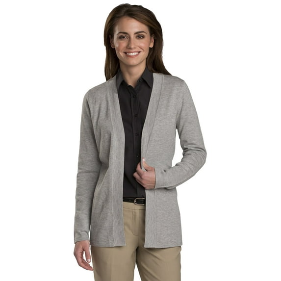 Edwards Garment Women's Longer Length Open Front Cardigan, Style 7056