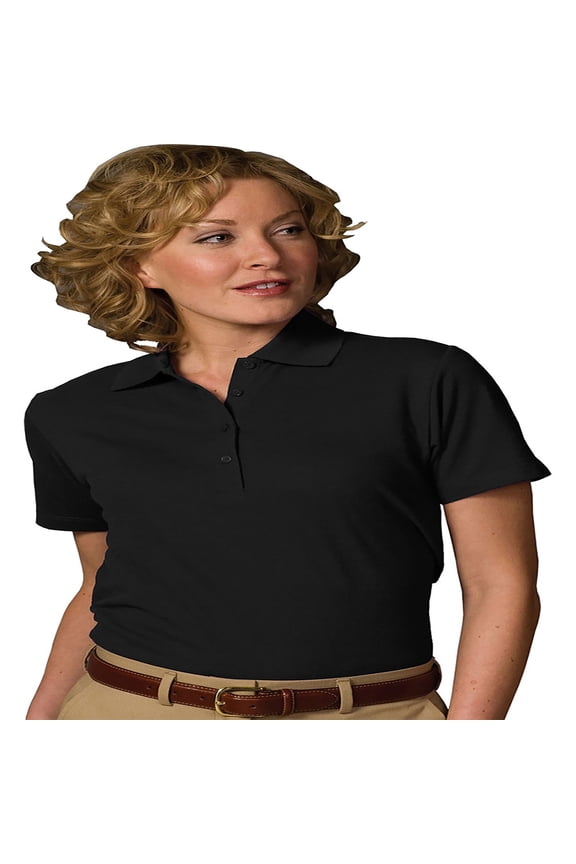 Garment Women's Soft Touch Blended Pique Polo Shirt, Style 5500