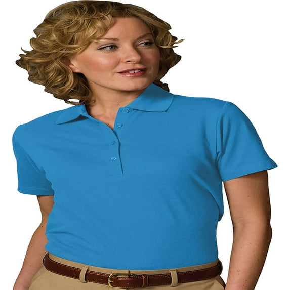 Edwards Garment Women's Soft Touch Blended Pique Polo Shirt, Style 5500