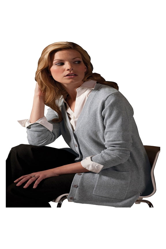 Garment Women's Two Patch Pockets Cardigan, Style 119