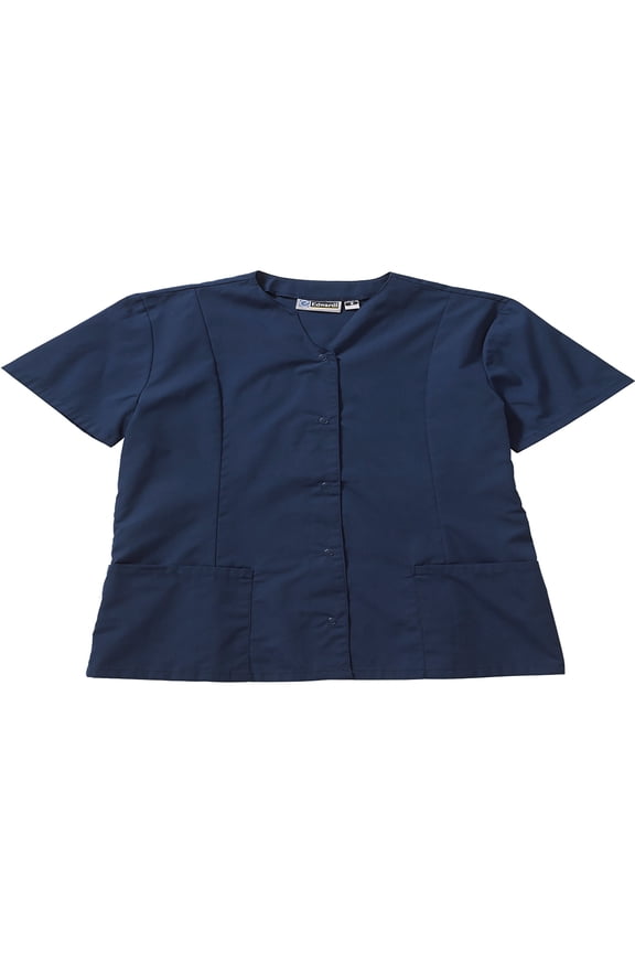 Garment Women's Two Pockets Short Sleeves Tunic, Style 7889