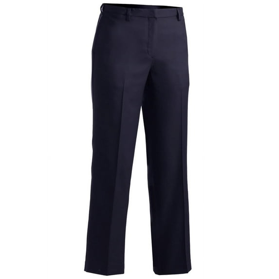 Edwards Garment Womens Microfiber Flat Front Dress Pant - 8532