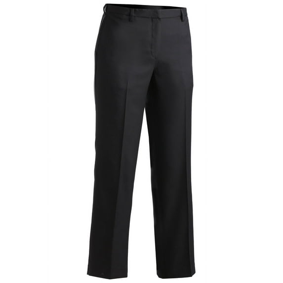 Edwards Garment Womens Microfiber Flat Front Dress Pant - 8532