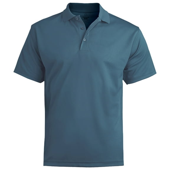 Edwards Garments 1576 Men's Moisture Wicking Short Sleeve Sport Polo Shirt,1576,SLATE BLUE,L