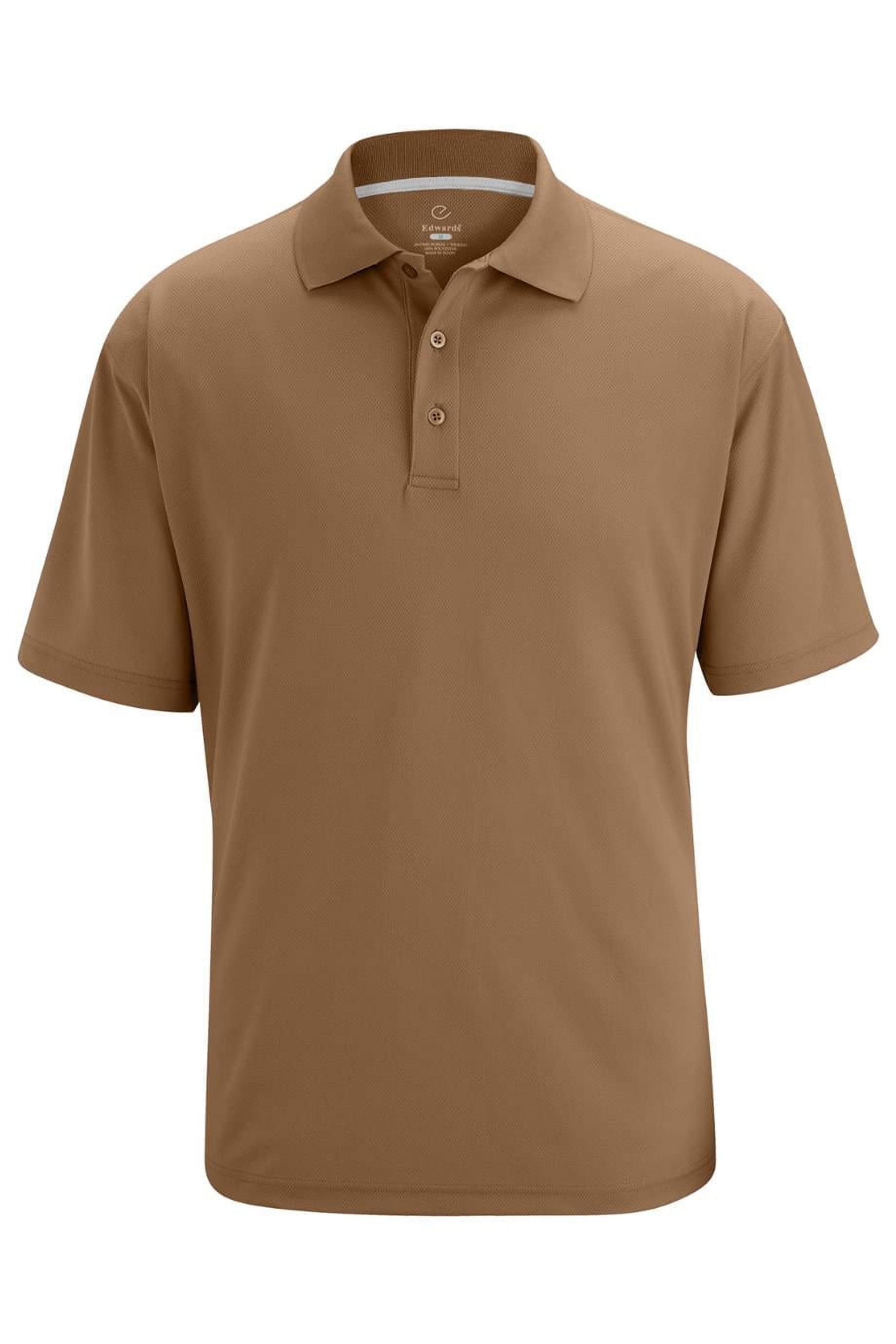 Edwards Garments Men's Moisture Wicking Short Sleeve Sport Polo