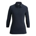thumbnail image 1 of Edwards Ladies' 3/4 Sleeve Optical Polo, 1 of 3