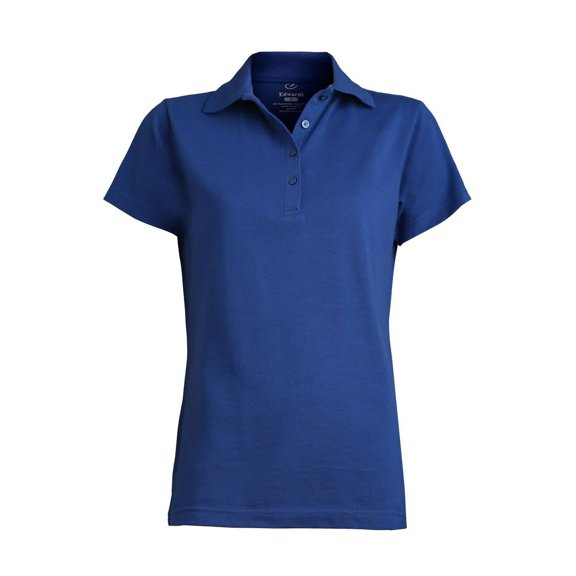 Edwards Ladies' Blended Pique Short Sleeve Polo