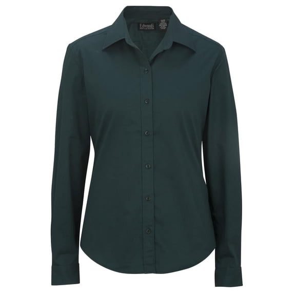 Edwards Ladies' Cottonplus Long Sleeve Twill Shirt