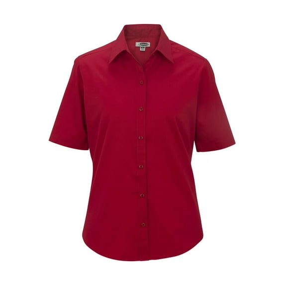 Edwards Ladies' Cottonplus Short Sleeve Twill Shirt