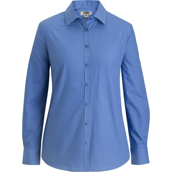 Edwards Ladies Essential Broadcloth Shirt Long Sleeve