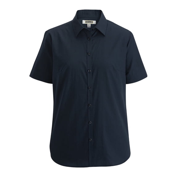 Edwards Ladies Essential Broadcloth Shirt Short Sleeve