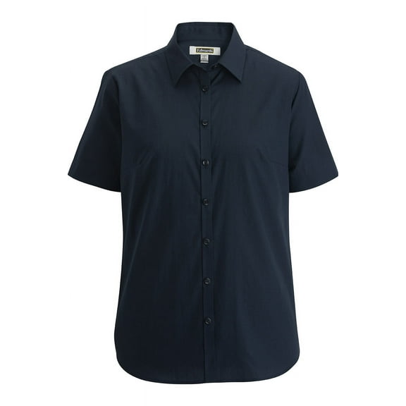 Edwards Ladies Essential Broadcloth Shirt Short Sleeve