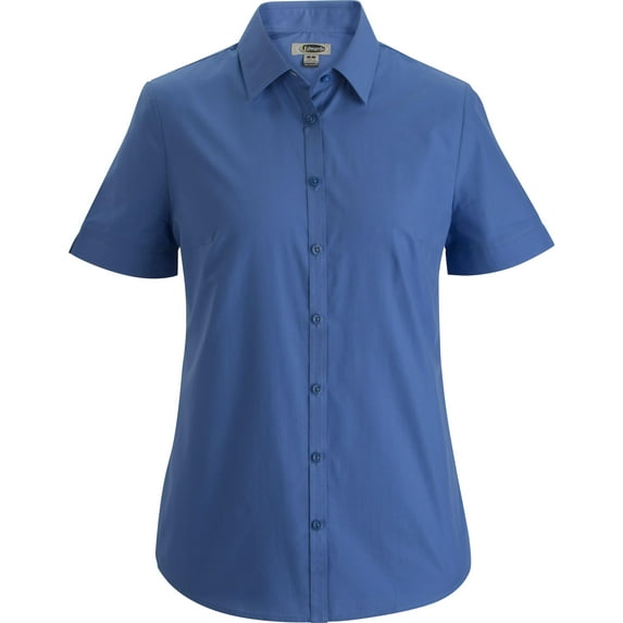 Edwards Ladies Essential Broadcloth Shirt Short Sleeve