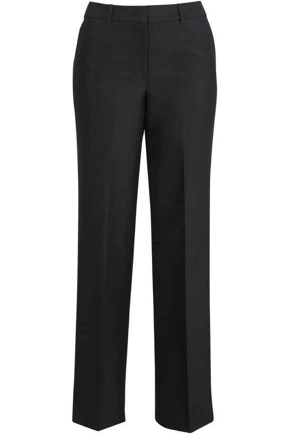 s Ladies' Flat Front Poly/Wool Pant