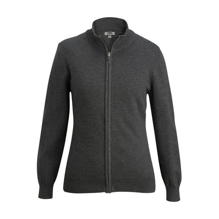 Cotton zip cardigan ladies clearance