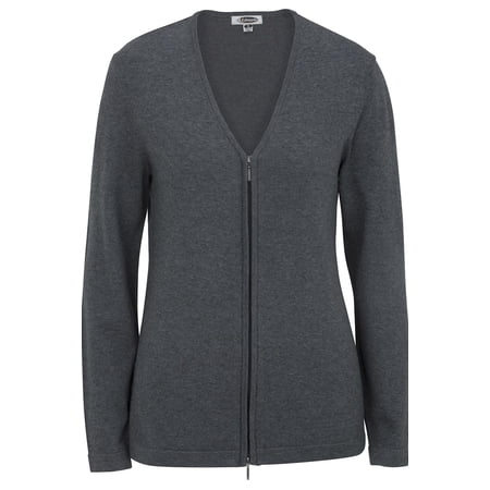 Edwards Ladies' Full Zip V-Neck Cardigan Sweater