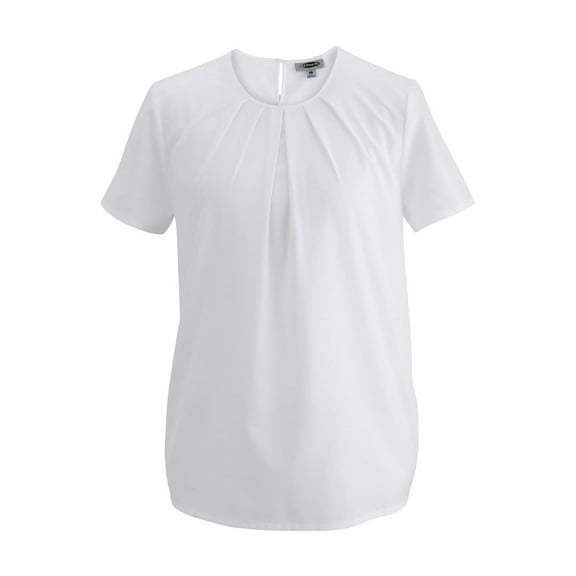 Edwards Ladies Jewel Neck Ss Blouse