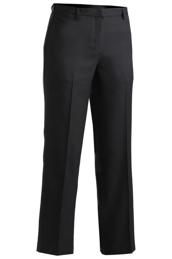 s Ladies' Microfiber Flat Front Pant