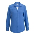 thumbnail image 1 of Edwards Ladies Open Neck Long Sleeve Blouse, 1 of 1