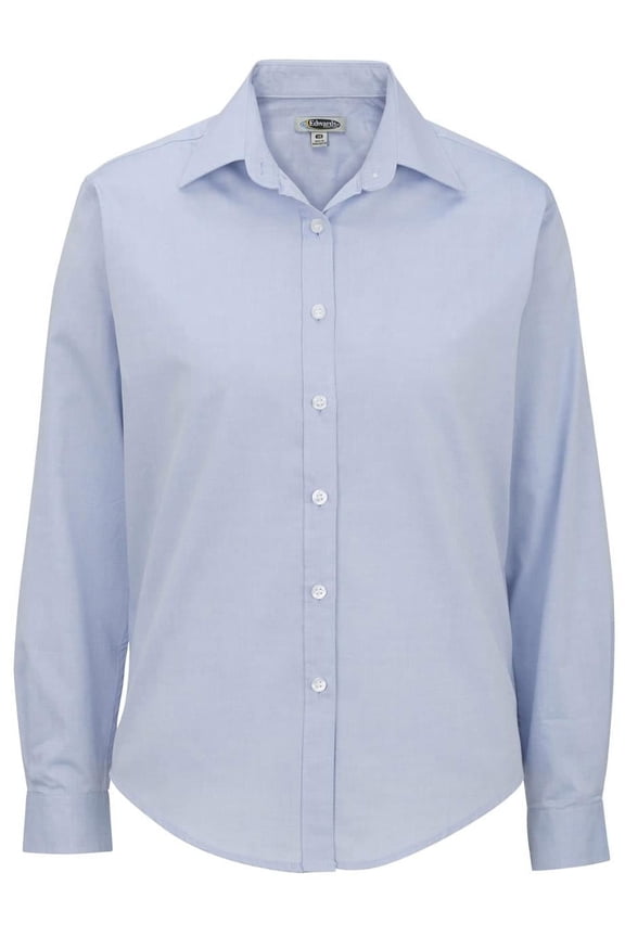s Ladies' Pinpoint Oxford Shirt - Long Sleeve