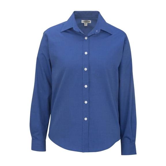 Edwards Ladies' Pinpoint Oxford Shirt - Long Sleeve