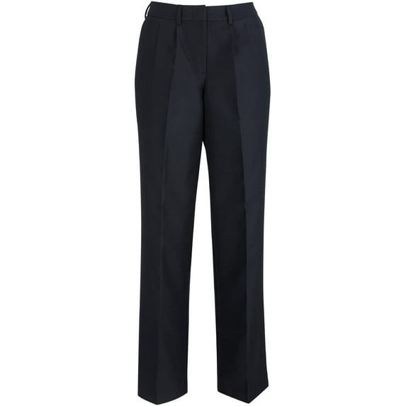 Edwards Ladies' Pleated Front Poly/Wool Pant