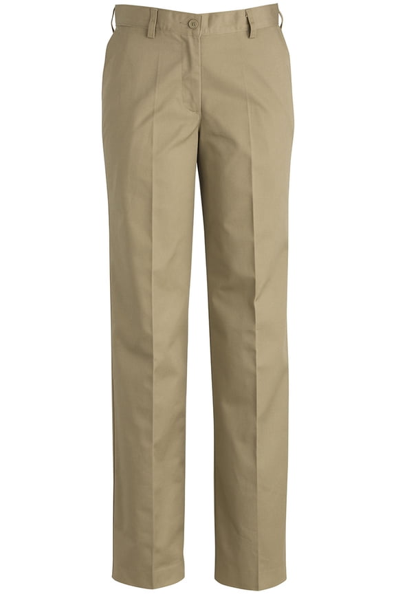 s Ladies Utility Chino Flat Front Pant
