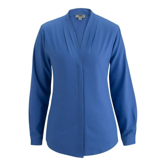 Edwards Ladies' V-Neck Ls Blouse