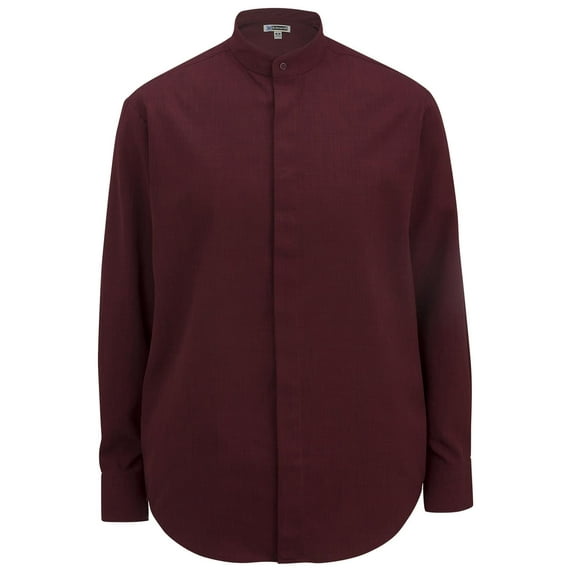 Edwards Men's Batiste Banded Collar Shirt