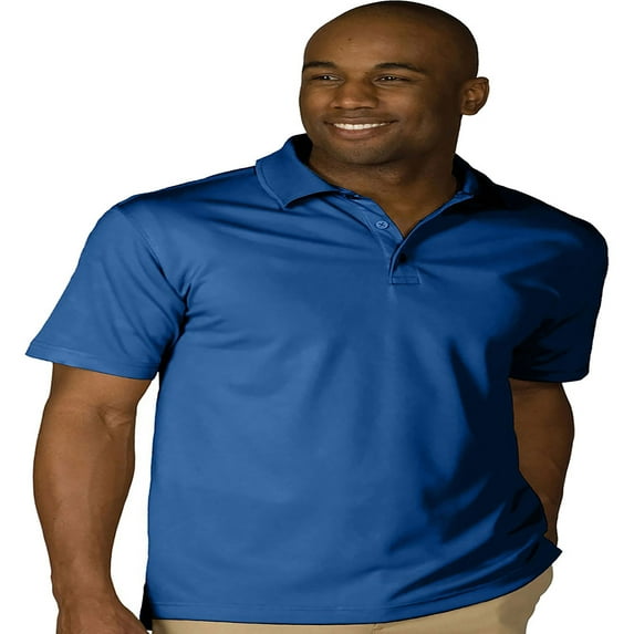 Edwards Men's Big And Tall Dry-Mesh Hi-Performance Polo Shirt, Style 1576