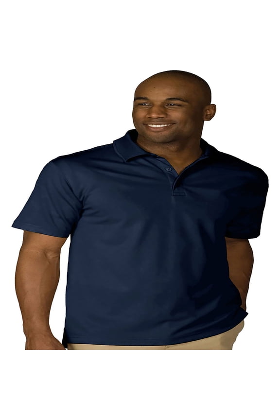 Men's Big And Tall Dry-Mesh Hi-Performance Polo Shirt, Style 1576