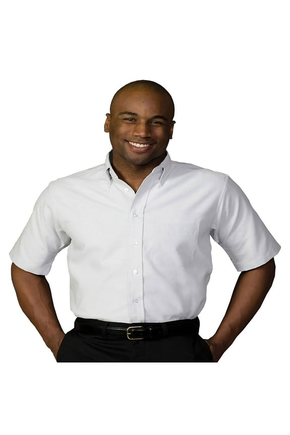 "Edwards Men's Big And Tall Short Sleeve Oxford Shirt, Style 1027"