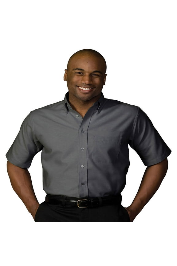 Men's Big And Tall Short Sleeve Oxford Shirt, Style 1027