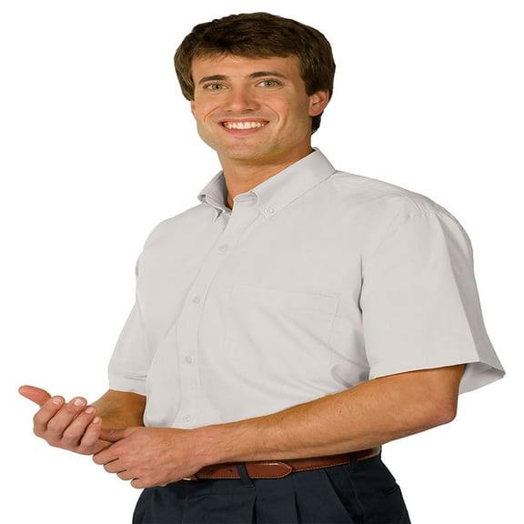 Edwards Men's Big And Tall Wrinkle Resistant Poplin Shirt, Style 1245