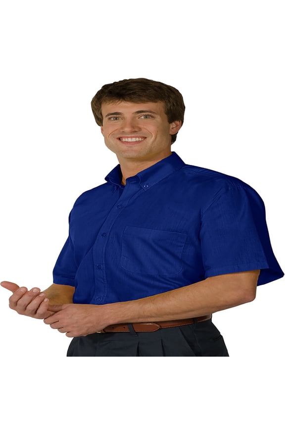 Men's Big And Tall Wrinkle Resistant Poplin Shirt, Style 1245