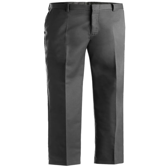 Edwards Men's Business Casual Flat Front Brass Zipper Pant, Style 2510