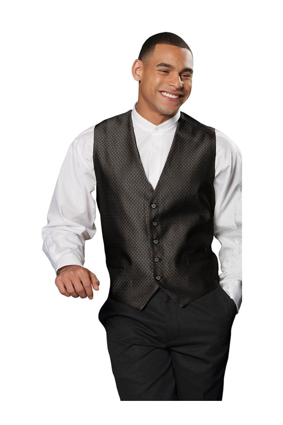 Men's Diamond Brocade Vest