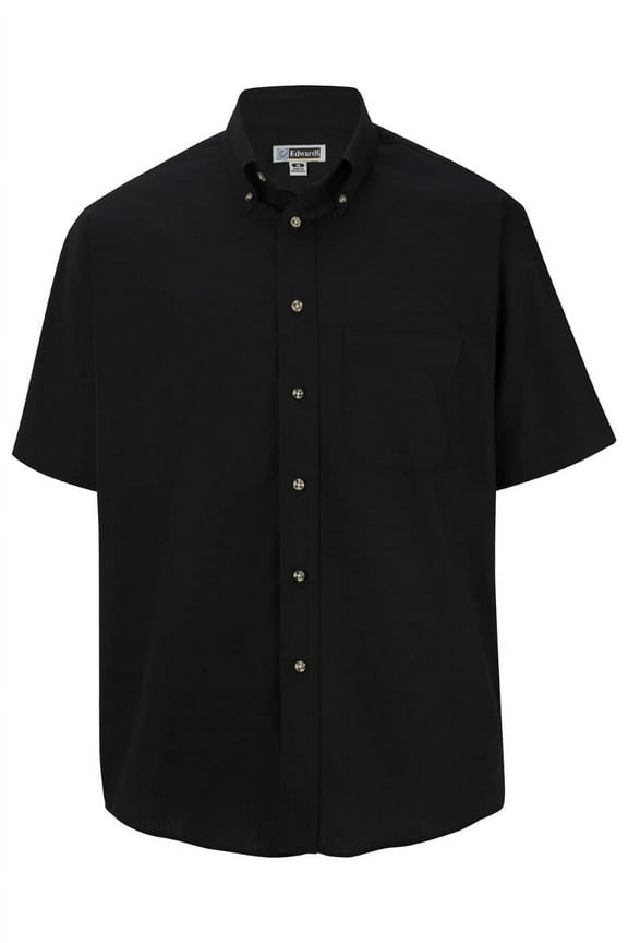 Edwards Men's Easy Care Short Sleeve Poplin Shirt - 1230